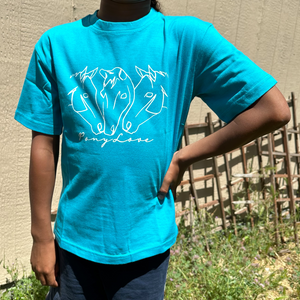 T-shirt Enfant Turquoise