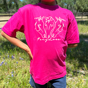 T-shirt Enfant Rose Fuschia
