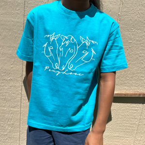 T-shirt Enfant Turquoise