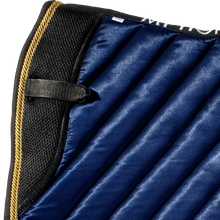 Charger l&#39;image dans la galerie, Tapis Satin Luxe Dressage Bleu Nuit
